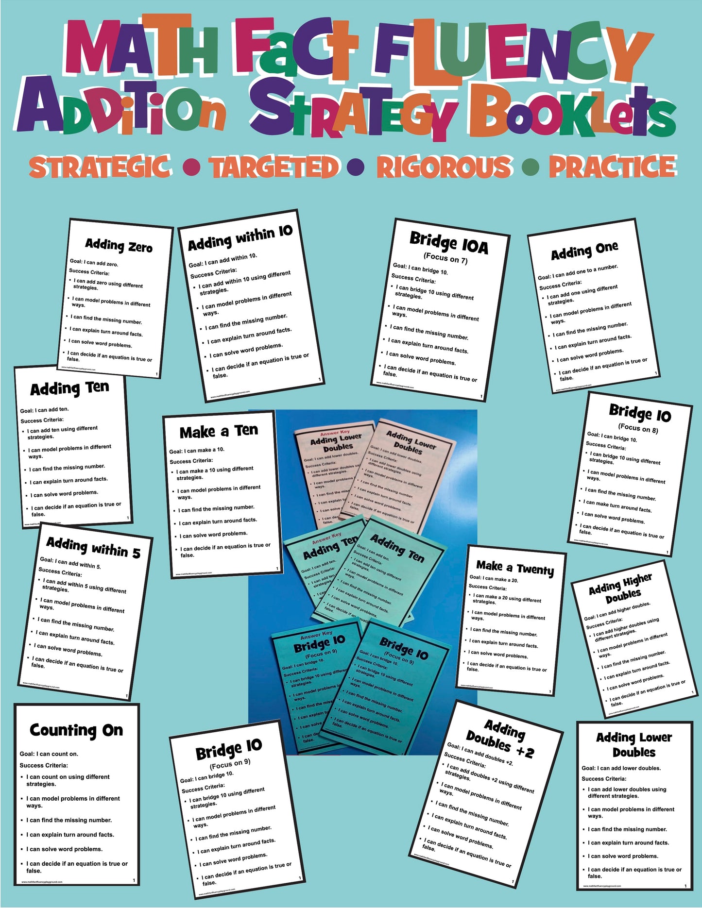 Addition Fact Fluency Booklets