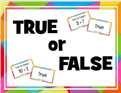 True or False Flashcards